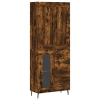 Thumbnail for Highboard Räuchereiche 69,5x34x180 cm Holzwerkstoff