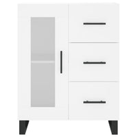 Thumbnail for Highboard Weiß 69,5x34x180 cm Holzwerkstoff