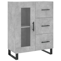 Thumbnail for Highboard Betongrau 69,5x34x180 cm Holzwerkstoff