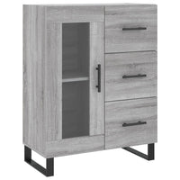 Thumbnail for Highboard Grau Sonoma 69,5x34x180 cm Holzwerkstoff