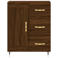 Thumbnail for Highboard Braun Eichen-Optik 69,5x34x180 cm Holzwerkstoff
