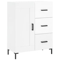 Thumbnail for Highboard Hochglanz-Weiß 69,5x34x180 cm Holzwerkstoff