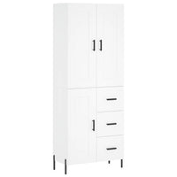 Thumbnail for Highboard Weiß 69,5x34x180 cm Holzwerkstoff