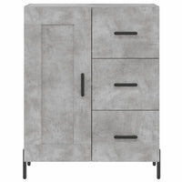 Thumbnail for Highboard Betongrau 69,5x34x180 cm Holzwerkstoff