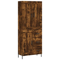Thumbnail for Highboard Räuchereiche 69,5x34x180 cm Holzwerkstoff