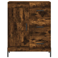 Thumbnail for Highboard Räuchereiche 69,5x34x180 cm Holzwerkstoff