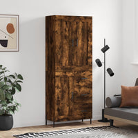 Thumbnail for Highboard Räuchereiche 69,5x34x180 cm Holzwerkstoff
