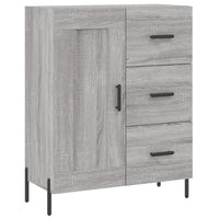 Thumbnail for Highboard Grau Sonoma 69,5x34x180 cm Holzwerkstoff