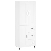 Thumbnail for Highboard Weiß 69,5x34x180 cm Holzwerkstoff