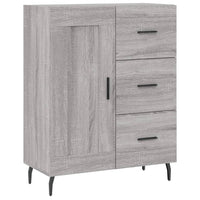 Thumbnail for Highboard Grau Sonoma 69,5x34x180 cm Holzwerkstoff