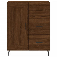 Thumbnail for Highboard Braun Eichen-Optik 69,5x34x180 cm Holzwerkstoff