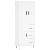Thumbnail for Highboard Weiß 69,5x34x180 cm Holzwerkstoff