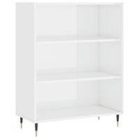 Thumbnail for Highboard Hochglanz-Weiß 69,5x34x180 cm Holzwerkstoff