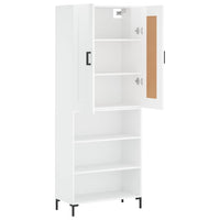 Thumbnail for Highboard Hochglanz-Weiß 69,5x34x180 cm Holzwerkstoff