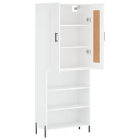 Thumbnail for Highboard Weiß 69,5x34x180 cm Holzwerkstoff