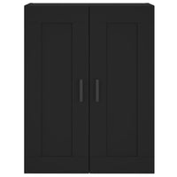 Thumbnail for Highboard Schwarz 69,5x34x180 cm Holzwerkstoff
