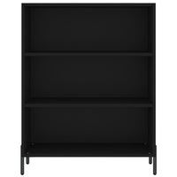 Thumbnail for Highboard Schwarz 69,5x34x180 cm Holzwerkstoff