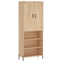 Thumbnail for Highboard Sonoma-Eiche 69,5x34x180 cm Holzwerkstoff