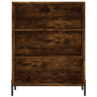 Thumbnail for Highboard Räuchereiche 69,5x34x180 cm Holzwerkstoff