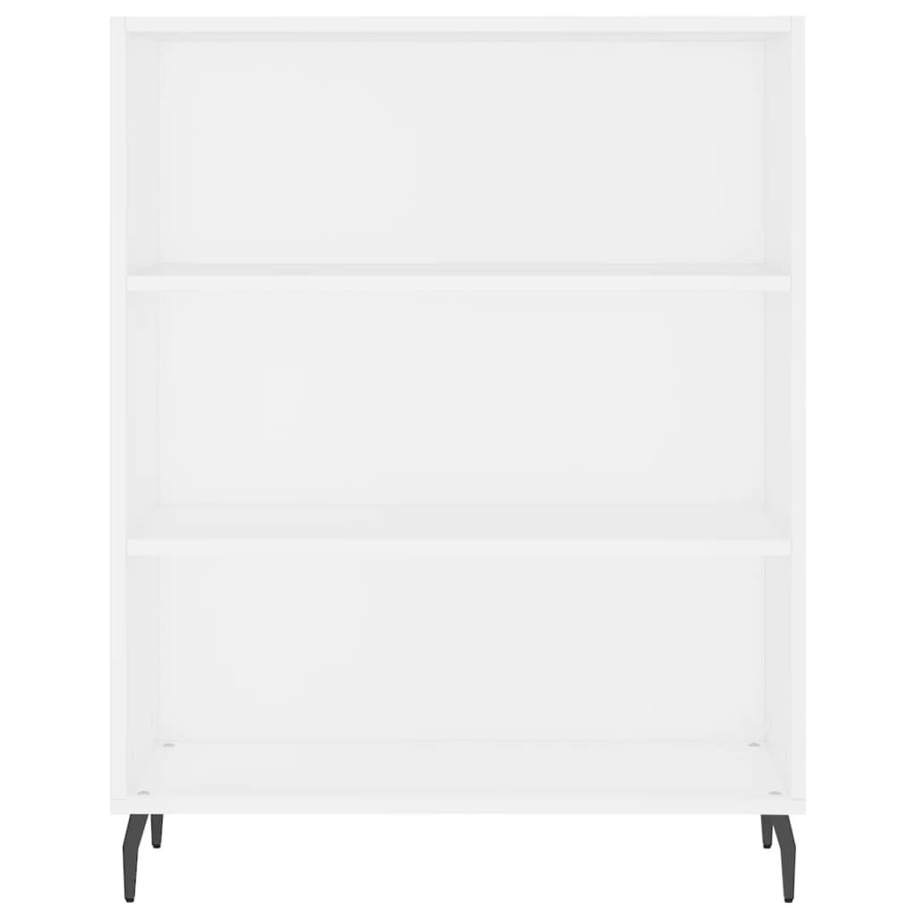 Highboard Weiß 69,5x34x180 cm Holzwerkstoff