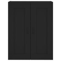 Thumbnail for Highboard Schwarz 69,5x34x180 cm Holzwerkstoff