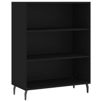 Thumbnail for Highboard Schwarz 69,5x34x180 cm Holzwerkstoff