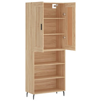 Thumbnail for Highboard Sonoma-Eiche 69,5x34x180 cm Holzwerkstoff