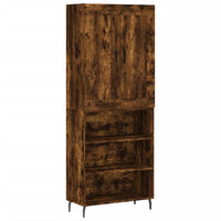 Thumbnail for Highboard Räuchereiche 69,5x34x180 cm Holzwerkstoff
