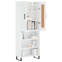 Thumbnail for Highboard Weiß 69,5x34x180 cm Holzwerkstoff