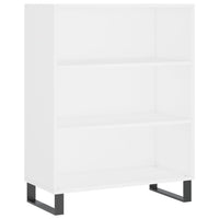 Thumbnail for Highboard Weiß 69,5x34x180 cm Holzwerkstoff