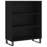 Thumbnail for Highboard Schwarz 69,5x34x180 cm Holzwerkstoff