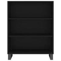 Thumbnail for Highboard Schwarz 69,5x34x180 cm Holzwerkstoff