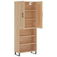 Thumbnail for Highboard Sonoma-Eiche 69,5x34x180 cm Holzwerkstoff