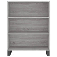 Thumbnail for Highboard Grau Sonoma 69,5x34x180 cm Holzwerkstoff