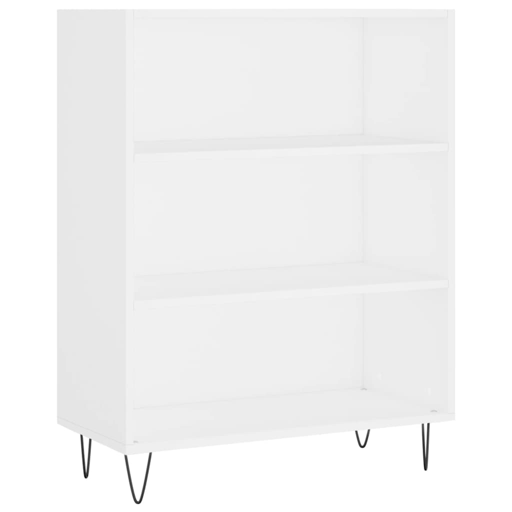 Highboard Weiß 69,5x34x180 cm Holzwerkstoff