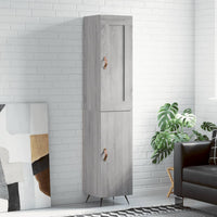 Thumbnail for Highboard Grau Sonoma 34,5x34x180 cm Holzwerkstoff