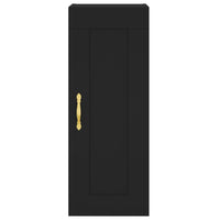 Thumbnail for Highboard Schwarz 34,5x34x180 cm Holzwerkstoff