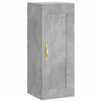 Thumbnail for Highboard Betongrau 34,5x34x180 cm Holzwerkstoff