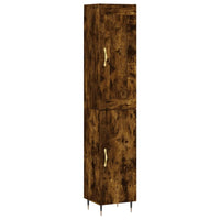 Thumbnail for Highboard Räuchereiche 34,5x34x180 cm Holzwerkstoff