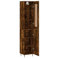Thumbnail for Highboard Räuchereiche 34,5x34x180 cm Holzwerkstoff