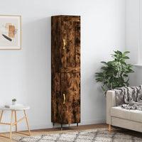 Thumbnail for Highboard Räuchereiche 34,5x34x180 cm Holzwerkstoff