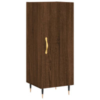 Thumbnail for Highboard Braun Eichen-Optik 34,5x34x180 cm Holzwerkstoff