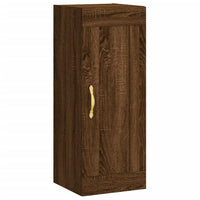 Thumbnail for Highboard Braun Eichen-Optik 34,5x34x180 cm Holzwerkstoff
