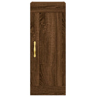 Thumbnail for Highboard Braun Eichen-Optik 34,5x34x180 cm Holzwerkstoff
