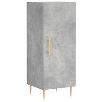 Thumbnail for Highboard Betongrau 34,5x34x180 cm Holzwerkstoff
