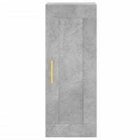 Thumbnail for Highboard Betongrau 34,5x34x180 cm Holzwerkstoff