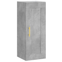 Thumbnail for Highboard Betongrau 34,5x34x180 cm Holzwerkstoff