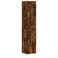 Thumbnail for Highboard Räuchereiche 34,5x34x180 cm Holzwerkstoff