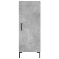 Thumbnail for Highboard Betongrau 34,5x34x180 cm Holzwerkstoff