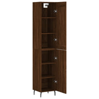 Thumbnail for Highboard Braun Eichen-Optik 34,5x34x180 cm Holzwerkstoff